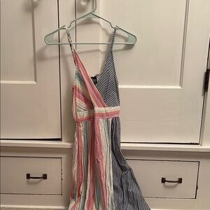 Striped Multicolor Maxi Dress